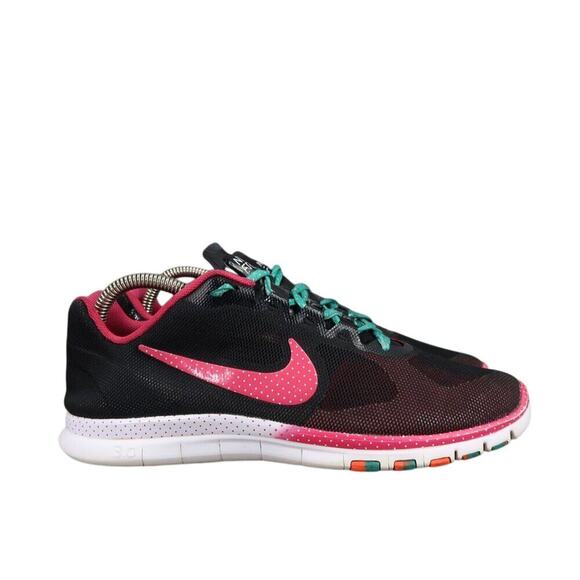 Nike Shoes Womens 8 Athletic Trainers Free 3.0 Advantage Running Sneaker Black - Picture 2 of 13